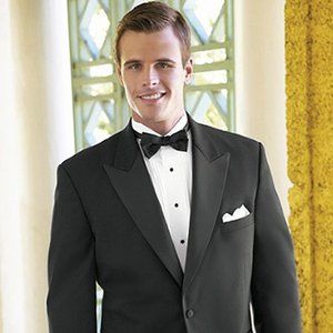Jean Yves Two-Button Peak Lapel Tuxedo Jacket - Various Sizes - Men's Formalwear